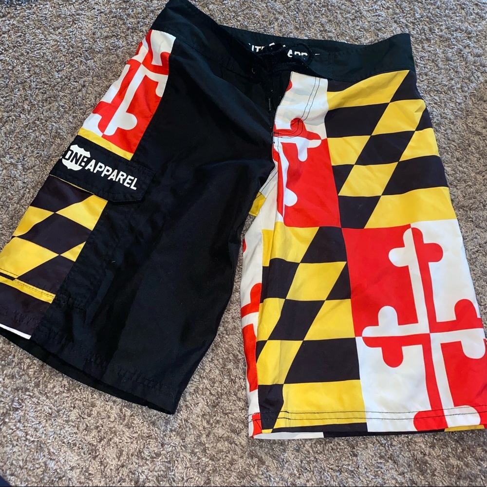 Maryland flag men’s swim